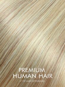 12-22 Inch Natural Black Straight Human Hair Seamless F-Type Hair Extensions, Suitable For Beginners, Perfect For Parties - S18/613 - View 7