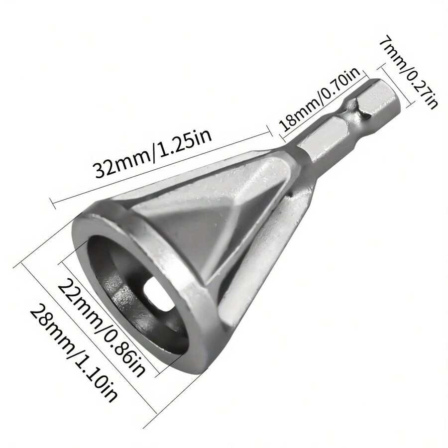 MultiFunction Metal Deburring Tool Electric Drill Attachment, For