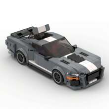 赛车模型积木，超级技术跑车，创意玩具，圣诞节，生日礼物 - 多色 - 查看 5