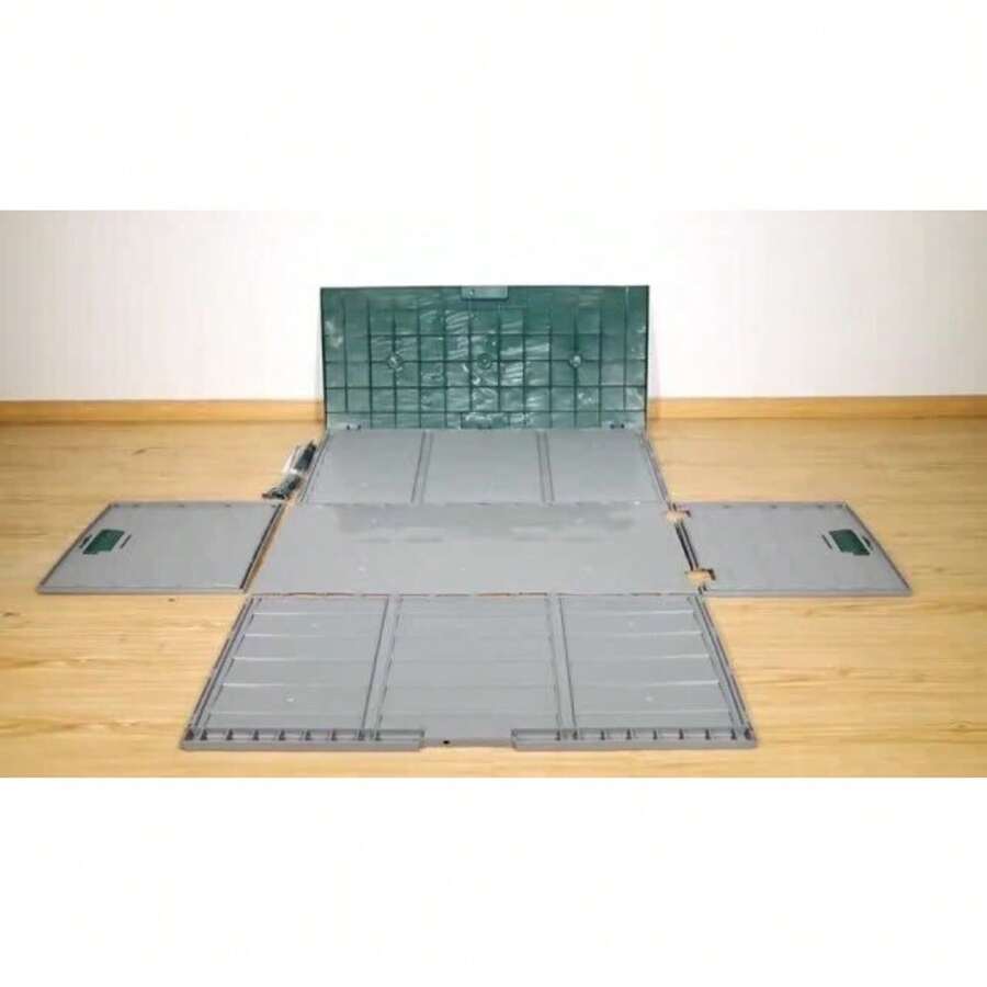 75 Gallon Resin Deck Box Storage Patio Furniture Garden Bench Seat