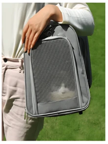 Dog And Cat Transport Bag Backpack Airplane Travel Suitcase - 彩色 - 查看 2