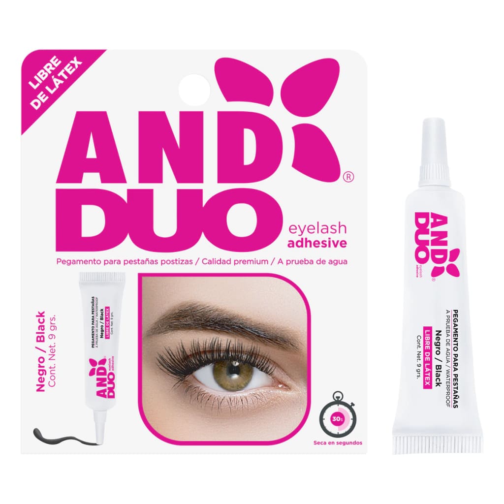 And Duo Pegamento para pestañas Sin Latex - Negro - Ver 1