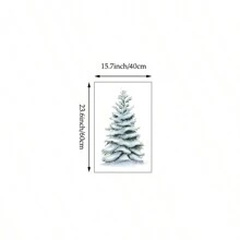 1/3 件绿色圣诞印刷品帆布画雪松树可印刷墙面艺术圣诞快乐标志节日装饰圣诞装饰无框 - 彩色 - 查看 12