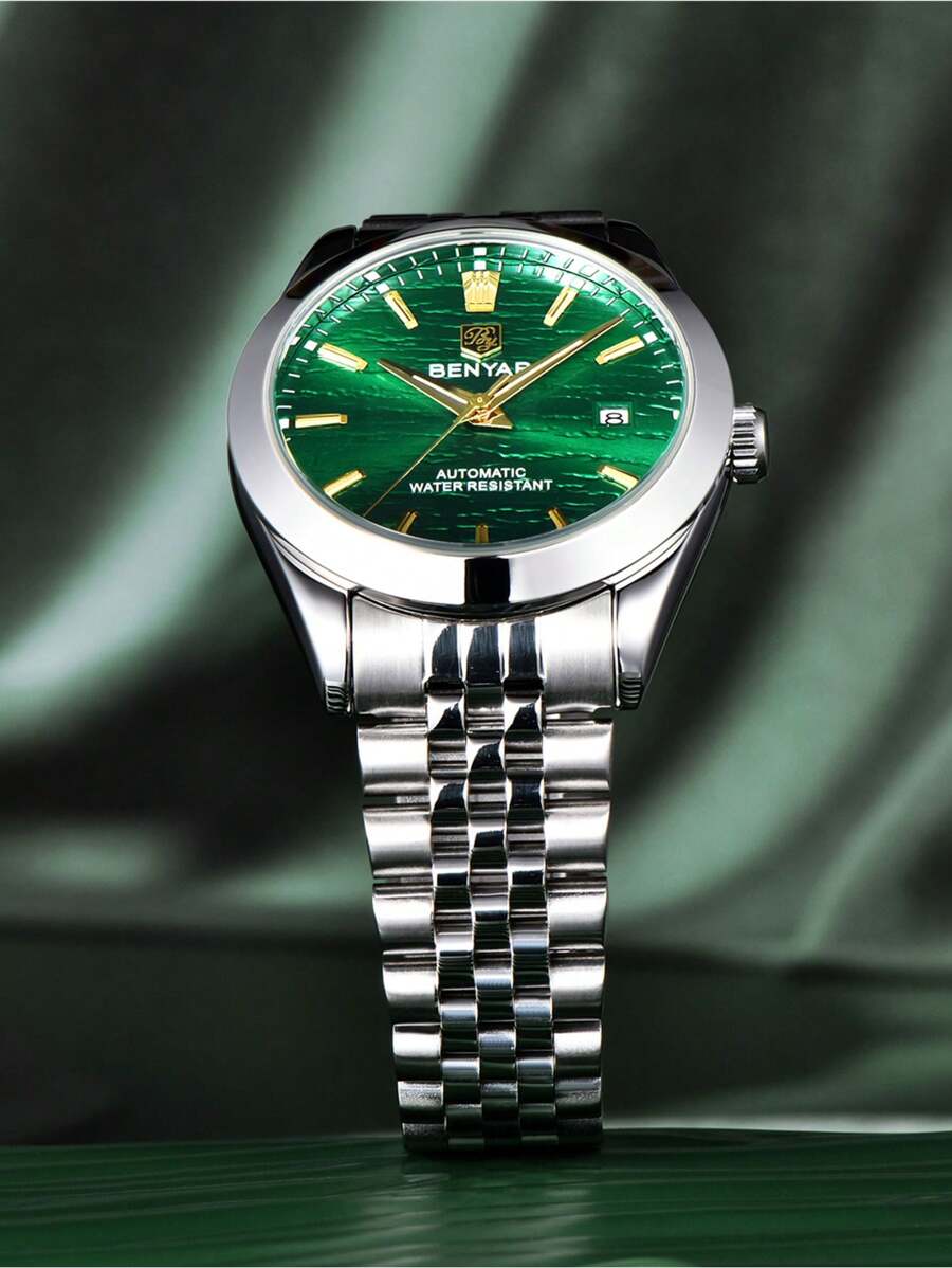 BENYAR BENYAR 2024 New Mechanical Watch Men 40MM Stainless Steel Simple