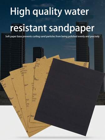 2 件装木工抛光水砂鹰牌砂纸 60#-2000# 粒度砂纸玉石抛光干磨防水细砂纸水砂纸玉石五金打磨纸水磨耐水细砂纸汽车抛光砂纸