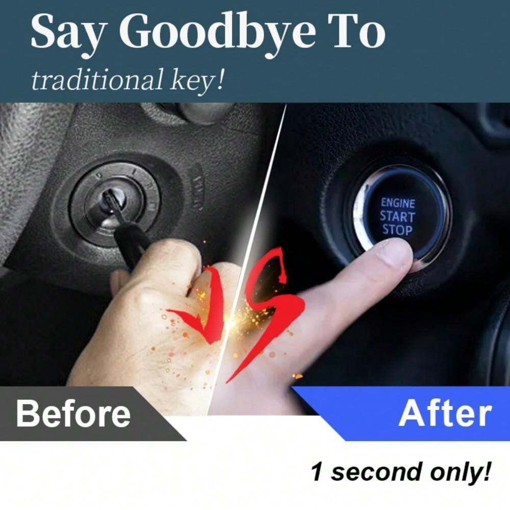 Car Remote Control PKE Car Keyless Entry Engine Start Alarm System Auto