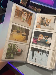 120/240 Pockets Transparent Photo Album - Large Capacity For Movie Tickets, Celebrity Cards And Postcards. Unisex Multi-Card Holder, Business Card Book, Celebrity Large Capacity Card Case, Business Card Organizer - Multicolor - View 6