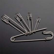 10pcs/Pack Heavy Duty Pins - Super Large, Multipurpose, Suitable For Clothing, Blankets, Home Decor And Crafts - Available In Bronze, Silvery Grey, Black