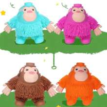 Anti Stress Monkey Squish Doll LED Light Squeeze Autistic Toy - Boy - View 1
