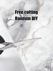 10 件/1.8 平方米大理石剥离粘贴防水墙板（覆盖面积 19.4 平方英尺） - 耐热防溅瓷砖，PVC 墙板，适用于厨房、浴室、客厅、卧室和电视墙（非真瓷砖） - 彩色 - 查看 8