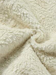 1 chiếc áo nỉ nam, áo chui đầu cổ tròn lót nhiệt, ấm áp và giữ nhiệt, áo vừa vặn thoải mái cho người cao và lớn - Xám - Xem 9