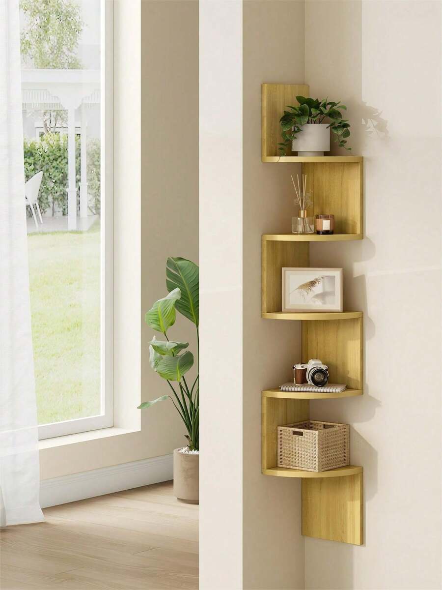 VASAGLE Corner Shelves - 黃色 - 查看 1