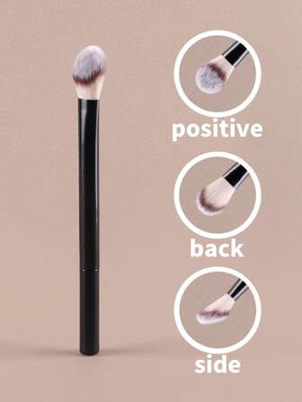 1支黑色2号极简轮廓刷，化妆刷，化妆工具，眉刷，眼影刷，螺旋刷