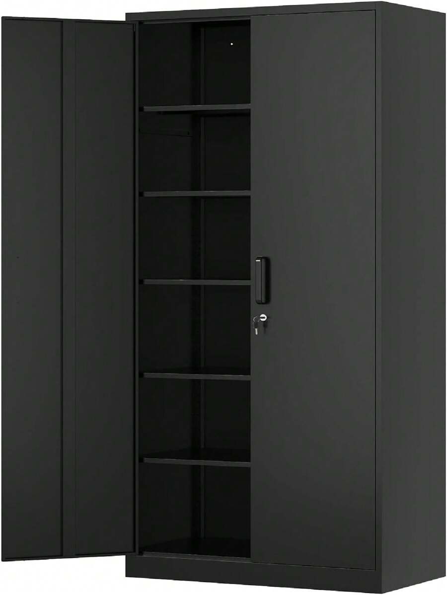 Storage Tall Steel File With Lockable Doors And