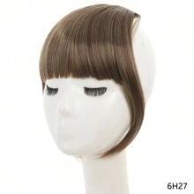 Synthetic 26Colors Real Thick 31g Natural Bang Wig Black Brown Auburn Red Clip In On Bangs Hair