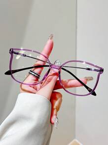 1pair Fashion Cat Eye Reading Glasses, Vintage Look Readers For Women, Magnification From +1.0 To +4.0 To Relieve Eye Fatigue