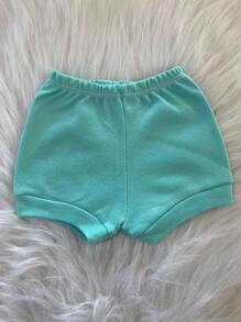 KIT OF 3 BABY SHORTS/DIAPER COVER - 100% COTTON SUEDINE - S, M, G - BOY, GIRL, NEUTRAL - 白色 - 查看 3