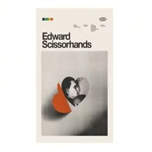 1 件无框复古电影海报电视电影办公室回到未来美学墙壁艺术复古帆布画适用于客厅装饰 - 彩色 - 查看 4