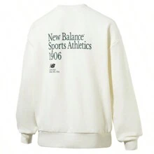 New Balance Women's Sweatshirt Autumn And Winter New Round Neck Sports Leisure Thermal Lined Pullover Ncd42232Iv