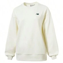 New Balance Women's Sweatshirt Autumn And Winter New Round Neck Sports Leisure Thermal Lined Pullover Ncd42232Iv