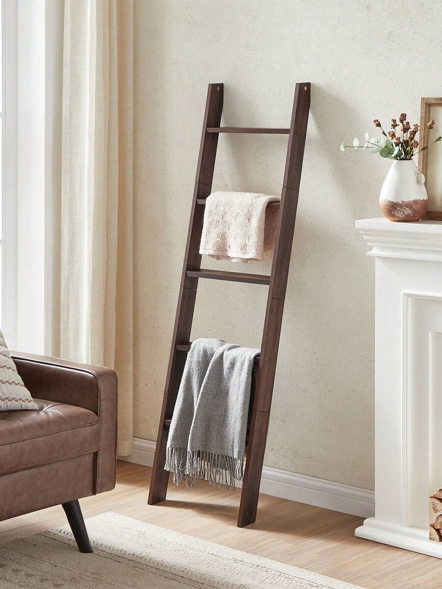 VASAGLE Decorative Blanket Ladder Farmhouse For The Living Room, 5