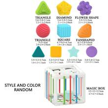 Jouets Montessori pour enfants d'1 an, cube d'activités pour bébé, jouet de tri des formes, jouets d'apprentissage et de développement pour tout-petits, cadeaux d'anniversaire pour filles et garçons