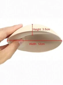 1 Pair Women Bra Inserts Bra Pads Breast Enhancers For Push Up Bras Pad - Beige - View 7