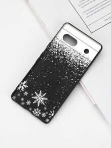 Ốp lưng điện thoại TPU màu đen hình bông tuyết mùa đông 1 chiếc tương thích với Apple IPhone 16 Pro Max/16 Plus/16 Pro/16 & các mẫu máy khác - Nhiều màu - Xem 1