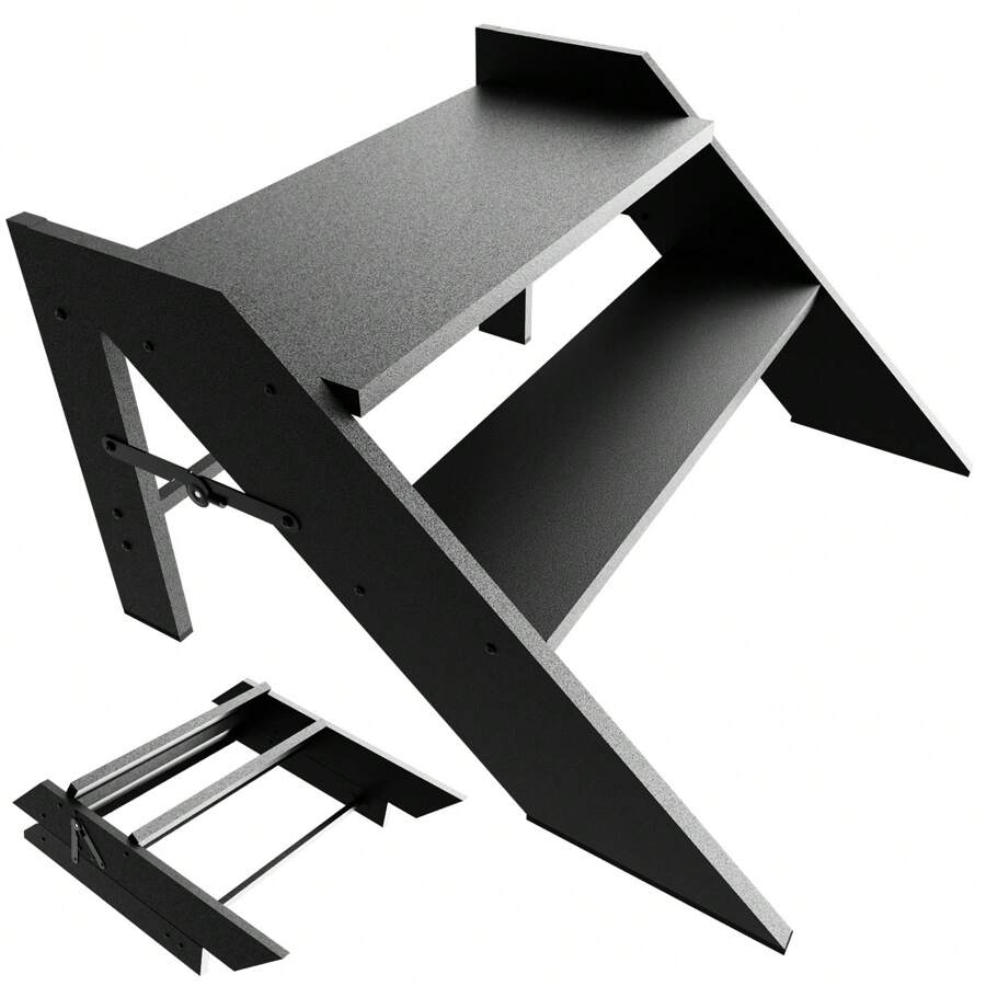 Ntiibcuy Step Stool Foldable, Step Ladder Folding, RV Steps With Non Slip Feets, Max Load Capacity 660lbs Hot Tub Steps For Home, Travel Trailer, Camper, Mobile Home, Spa, And Porch - 黑色 - 查看 1