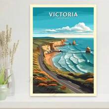 1pc Nordic Retro Holiday Travel City Venice Algarve Travel Pictures Room Life Canvas Painting Printing Artist Home Wall Decoration Poster Canvas Unframed,Wall Art Coastal Decor Coastal Decor Beach Decor