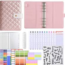 新款A6活页笔记本跨境计划本预算现金PU会计本创意现金日记本 - A6 - 查看 10