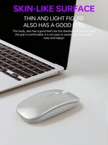 Upgrade Your Computer Experience With Rechargeable Wireless Mouse - 2.4Ghz Silent For  & Optical Mouse For Laptop