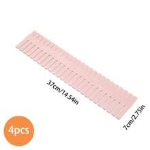 4 件装抽屉式整理隔板，衣柜隔板，可调节隔间分隔板，用于内衣整理连衣裙裤子鞋子牛仔裤靴子裙子卧室，整理器，整理器，家庭存储，女式白色 T 恤，女式黑色裤子，女士冬装，连衣裙，女士冬装，优雅女装，女士白衬衫，长袖，女士白色连体裤，女士春季连衣裙，女士春季服装，春季，春季服装，极简主义，夏季上衣