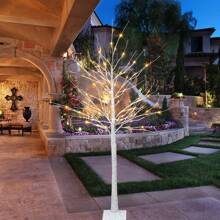 1Pc 4FT/72LED,6FT/156LED Berkenboom Licht,8 Functies, Lamp Vloer Kunstmatige Berkenboom Met Licht Voor Thuis Festival Feest Verjaardag Bruiloft,Kerstdecoratie,Thanksgiving Decoratie,Woonkamerdecoratie,Binnen- En Buitendecoratie,Kamerdecoratie Kerstdecoratie Kerstlicht Slaapkamerdecoratie Woondecoratie Feestdecoratie Vakantie Festivalkerstcadeau Thanksgiving Kerstboomdecoratie Ornamenten