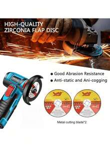 Portable Electric Ceramic Cutting Angle Grinder - US A Type Plug(110-127V) - View 8