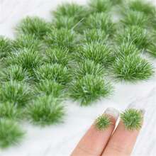 1Box Simulation Grass Tufts Artificial Plant Cluster Modeling Sand Scene DIY Material Fairy Garden Micro Landscape Decoration Grass - Multicolor - View 17
