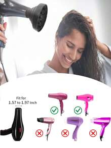 Hair Styling Tool Set,1PC Universal Collapsible Hair Dryer Diffuser Attachment Fit Most Of Blow Dryers,1PC New Curl Defining Hair Brush For Shaping & Defining Curls,For Women Christmas Gifts - Multicolor - View 5