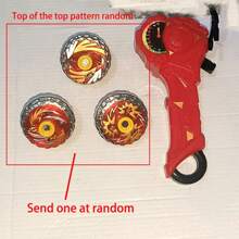1pc Children's Alloy Spinning Multiple Gameplay Gyro Toys Magic Combination Pull Rope Cool Light Gyro Festivals Birthday Gifts  Kids(The Decorative Design Of The Gyro Is Random) - Multicolor - View 18
