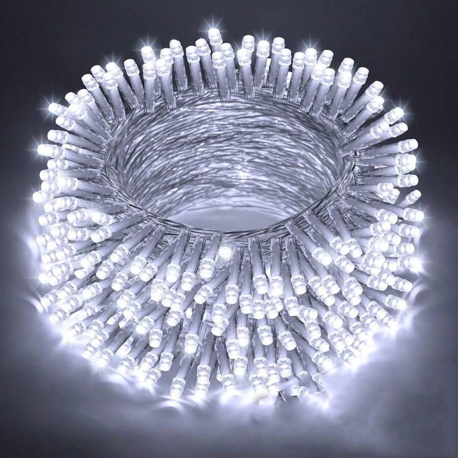 Indoor String Lights, Outdoor Waterproof Transparent Wire Fairy Lights, Flashing String Lights, Suitable For Living Room, Christmas Tree, Bedroom, Wedding Decor, Christmas Decoration
