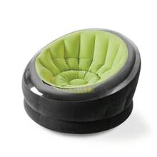 Empire Inflatable Blow Up Lounge Dorm Camping Chair For Adults, Lime Green - 1 - View 2