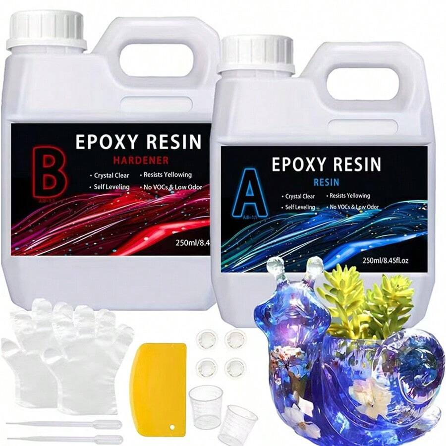 Epoxy Resin Kit Clear Epoxy Resin Kit NonYellowing NoBubble Art