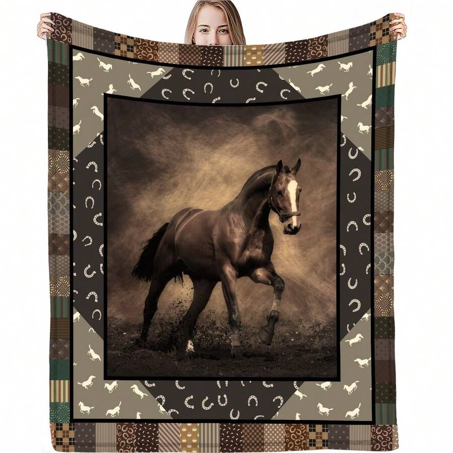 1 chiếc chăn lông cừu màu nâu, chăn mùa thu ấm áp và thoải mái, chăn kỷ niệm khoảnh khắc đáng nhớ, quà tặng sinh nhật và Giáng sinh cho gia đình và bạn bè, thích hợp cho phòng ngủ, văn phòng, giường, ghế sofa, ghế bành, ngủ trưa, cắm trại, du lịch - Nhiều màu - Xem 1