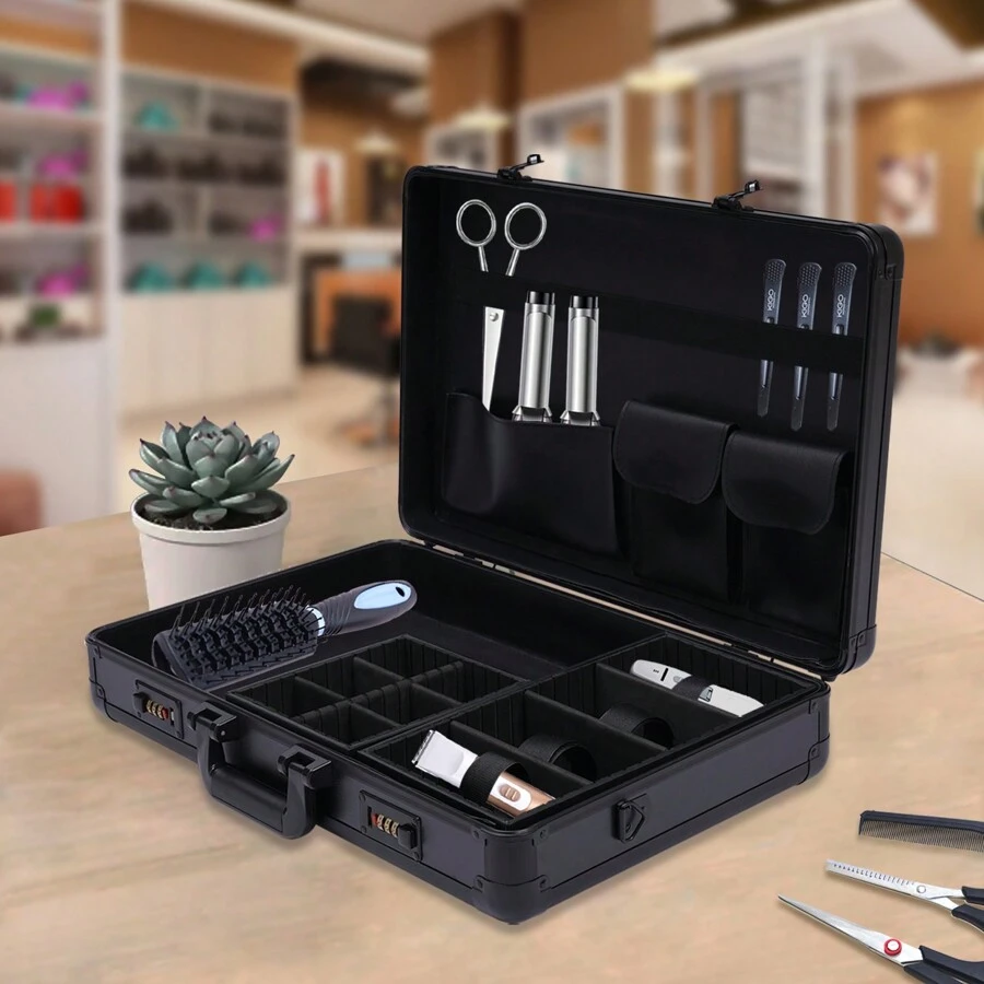 Hair Tools Storage Box, Beauty Barber Case, Large Capacity Pro Beauty