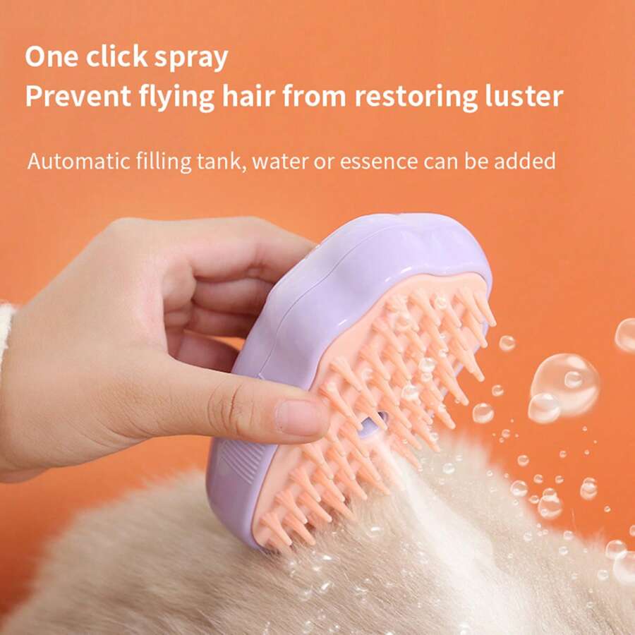 Cette brosse à poils de chien est dotée de poils soigneusement conçus, doux mais efficaces