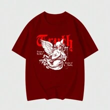 T-Shirt T-Shirt "Cruth" - Đỏ - Xem 2