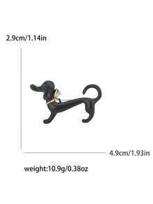 Enamel Dog Brooch, Women's Crystal Animal Brooch, Party Jewelry Accessory Gift - Dog - View 20