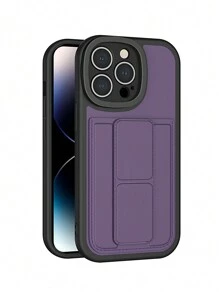 Apple Vintage Purple PU Leather Kickstand Card Slot Protective Case, Compatible With 13-Inch, 15 Pro Max, 11, PU Leather Kickstand Card Slot Protective Case, Wallet-Style Protective Case, Compatible With Galaxy A71/Galaxy A34/Galaxy A54, HW P30, Card Slot Shock-Proof, With Credit Card Slot, Waterproof, Drop-Proof, Scratch-Resistant.,International Version, Not The Domestic Version - Purple - View 3