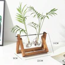 Bộ 3 bình hoa sáng tạo, khung gỗ và chất liệu kính, thích hợp cho cây trồng trong chậu, cây xanh và các loại cây thủy canh khác. Có thể sử dụng cho văn phòng, phòng khách, phòng ngủ, bàn làm việc, bàn ăn và các không gian trang trí nhà cửa khác. Cũng có thể dùng làm bình hoa, vật trang trí hoặc vật trang trí trung tâm. Trang trí bàn làm việc theo phong cách thủy canh cổ điển, thích hợp cho vườn nhà, trang trí văn phòng, trang trí phòng. Cũng có thể dùng làm quà tặng Ngày của Mẹ, quà sinh nhật hoặc quà tốt nghiệp. - Nhiều màu - Xem 13
