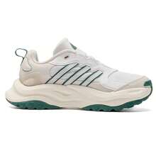 Adidas 阿迪达斯 MAXXWAVY 三叶草男女通用休闲低帮运动鞋 - 白色/米色/綠色 - 查看 2
