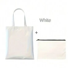 2 chiếc túi vải tote đeo vai dung tích lớn cá nhân hóa - Có thể gập lại, nhẹ, tùy chỉnh in, dây đeo vai cố định - Quà tặng phù dâu đám cưới và túi quà tặng bạn bè cho phụ nữ ngày lễ tình nhân - Nhiều màu - Xem 8